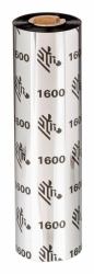Zebra 1600 Wax ruban thermique 450 m Noir 