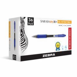 Zebra Pen SARASA dry X20 Stylos rétractables à encre gel Noir 36 pièce[s] 