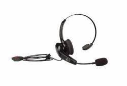Zebra HS2100 Casque Avec fil Arceau Bureau/Centre d'appels Noir 