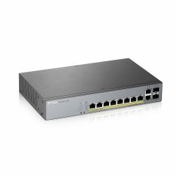 Zyxel GS1350-12HP-EU0101F commutateur réseau Géré L2 Gigabit Ethernet [10/100/1000] Connexion Ethernet, supportant l'alimentation via ce port [PoE] Gris 