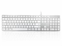 Accuratus KYBAC301-USBCMAC clavier Universel USB QWERTY Blanc  - Version UK