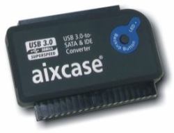 aixcase AIX-BLUSB3SI-PS carte et adaptateur d'interfaces SATA 