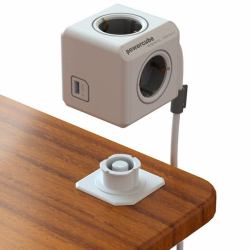 Allocacoc PowerCube extended usb Caméra Numérique, GPS, Téléphone portable, MP3, MP4, Tablette Gris Secteur, USB Intérieure 