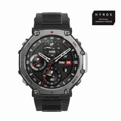 Amazfit T-Rex 3 3,81 cm [1.5"] AMOLED 48.5 mm Numérique 480 x 480 pixels Écran tactile Noir Wifi GPS [satellite] 