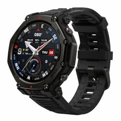 Amazfit T-rex 3 Pro 3,35 cm [1.32"] AMOLED 44 mm Numérique 466 x 466 pixels Écran tactile Noir Wifi GPS [satellite] 