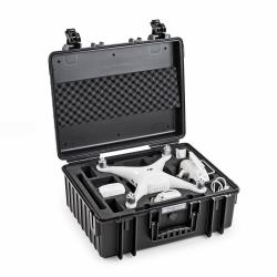 b&w international ltd B&W Cases 6000/B/DJI4P sac de transport de drône caméra Boîtier rigide Noir 