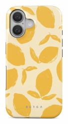BURGA Lemon Tart coque de protection pour téléphones portables 15,5 cm [6.1"] Housse Jaune, Blanc 