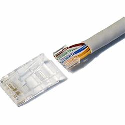Cablenet 22-2100A connecteur de fils RJ-45 Transparent 