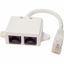 Cablenet 22-2138 séparateur voix-données Blanc 