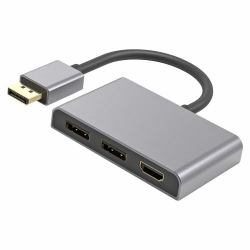 Cablenet 24-0313 répartiteur vidéo DisplayPort 1x HDMI + 2x DisplayPort 