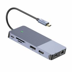 Cablenet 40-4139 station d'accueil Avec fil USB 3.2 Gen 2 [3.1 Gen 2] Type-C Argent 