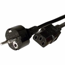Cablenet 42-0564 câble électrique Noir 2 m Prise d'alimentation type F Coupleur C13 
