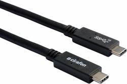 Cirafon USB3.1 CM-CM 05 câble USB USB 3.2 Gen 1 [3.1 Gen 1] 0,5 m USB C 100 W Noir 