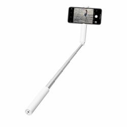 CliqueFie GlitterSelfieStickTripodWht