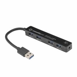 connektgear 25-0059 hub & concentrateur USB 3.2 Gen 1 [3.1 Gen 1] Type-A 5000 Mbit/s Noir, Blanc 