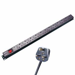 connektgear 27-12030S/UK/RM unité de distribution d'énergie 12 sortie[s] CA Noir 