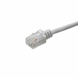 connektgear 30-0007 câble de téléphone 3 m Blanc 