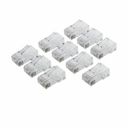 connektgear 31-2001 connecteur de fils RJ45 Transparent, Blanc 