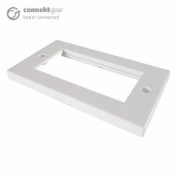 connektgear CONNEkT Gear 90-0105 Plaque de commutation et obturateur Blanc 