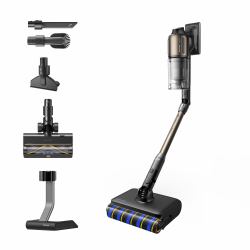 Dreame Z30 Pro Aqua Aspirateur-balai 2 en 1 Batterie Sec&humide Cyclonique Sans sac 0,6 L 855 W Noir 3,2 Ah 