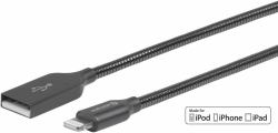 eSTUFF ES601165 câble Lightning 1,5 m Gris 