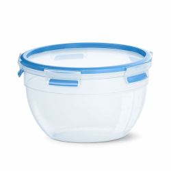 EMSA CLIP & CLOSE N10114 Rond contenant 2,6 L Bleu, Transparent 1 pièce[s] 
