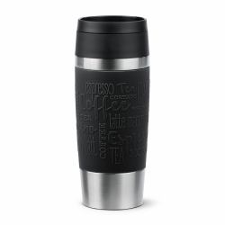 EMSA Travel Mug Classic N2020200 thermos 360 ml Noir, Acier inoxydable Acier inoxydable 