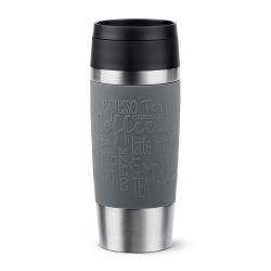 EMSA Travel Mug Classic 36 ml Gris, Acier inoxydable 