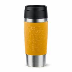 EMSA Travel Mug Classic 36 ml Acier inoxydable, Jaune 