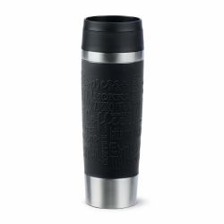 EMSA Travel Mug Classic N2022000 thermos 500 ml Noir, Acier inoxydable Acier inoxydable 
