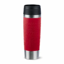 EMSA Travel Mug Classic N2022200 thermos 500 ml Noir, Rouge, Acier inoxydable Acier inoxydable 