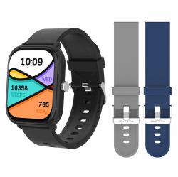 Entity AERO SMARTWATCH BLUE AND GREY 5,11 cm [2.01"] TFT 48.7 mm Numérique 240 x 296 pixels Écran tactile Noir 