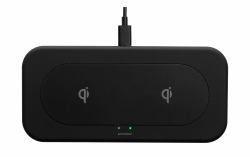 Essentials 1110141 chargeur d'appareils mobiles Smartphone Noir USB Recharge sans fil Intérieure 