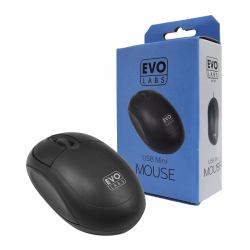 Evo Labs MO-001 souris Bureau Ambidextre USB Type-A Optique 800 DPI 