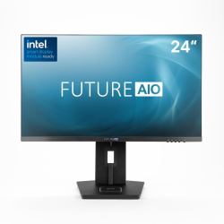 FutureAIO AIO24-12i5-W11P-512/2x16W6E Intel Core 3 i3-1220P 61 cm [24"] PC All-in-One 16 Go DDR4-SDRAM 256 Go SSD Windows 11 Pro Noir  - Version Allemande