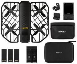 HOVERAir X1 Pro Max 4 rotors Quadcoptère 48 MP 1920 mAh Noir 