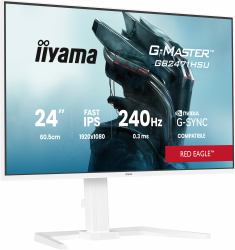 iiyama G-MASTER GB2471HSU-W1 écran plat de PC 60,5 cm [23.8"] 1920 x 1080 pixels Full HD LED Blanc 