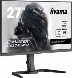 iiyama G-MASTER GB2745QSU-B2 écran plat de PC 68,6 cm [27"] 2560 x 1440 pixels Wide Quad HD LED Noir 