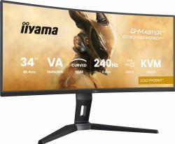 iiyama G-MASTER GCB3486WQSCP-B1 écran plat de PC 86,4 cm [34"] 3440 x 1440 pixels UltraWide Quad HD Noir 