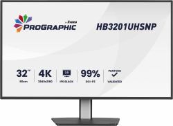 iiyama ProGraphic HB3201UHSNP-B1 écran plat de PC 80 cm [31.5"] 3840 x 2160 pixels 4K Ultra HD Noir 