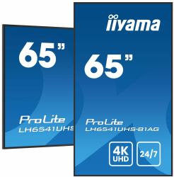iiyama LH6541UHS-B1AG Écran d'affichage dynamique 163,8 cm [64.5"] LCD 500 cd/m² 4K Ultra HD Noir 24/7 