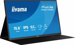 iiyama ProLite P1671HSC-B1 écran plat de PC 39,6 cm [15.6"] 1920 x 1080 pixels Full HD LED Noir 