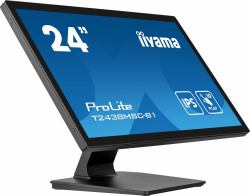 iiyama ProLite T2438MSC-B1 écran plat de PC 60,5 cm [23.8"] 1920 x 1080 pixels Full HD LED Écran tactile Noir 