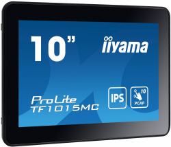 iiyama TF1015MC-B3 écran plat de PC 25,6 cm [10.1"] 1280 x 800 pixels HD LED Écran tactile Noir 