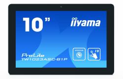 iiyama TW1023ASC-B1P écrans d’affichage de salle de réunion 25,6 cm [10.1"] 1280 x 800 pixels LED 802.11b, 802.11g, Wi-Fi 4 [802.11n] Bluetooth 