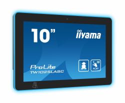 iiyama TW1025LASC-B1PNR écrans d’affichage de salle de réunion 25,6 cm [10.1"] 1280 x 800 pixels LED Wi-Fi 4 [802.11n], 802.11g, 802.11b Noir Plastique Bluetooth 