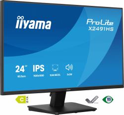 iiyama ProLite X2491HS-B1 écran plat de PC 60,5 cm [23.8"] 1920 x 1080 pixels Full HD LCD Noir 