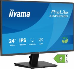 iiyama ProLite X2492HSU-B1 écran plat de PC 60,5 cm [23.8"] 1920 x 1080 pixels Full HD LED Noir 