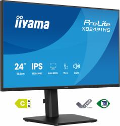iiyama ProLite XB2491HS-B1 écran plat de PC 60,5 cm [23.8"] 1920 x 1080 pixels Full HD LCD Noir 