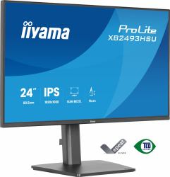 iiyama ProLite XB2493HSU-B1 écran plat de PC 60,5 cm [23.8"] 1920 x 1080 pixels Full HD LED Noir 